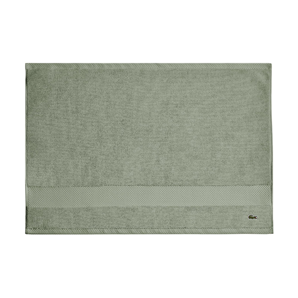 Lacoste Heritage 100% Supima Cotton Bath Towel 30" x 54", White