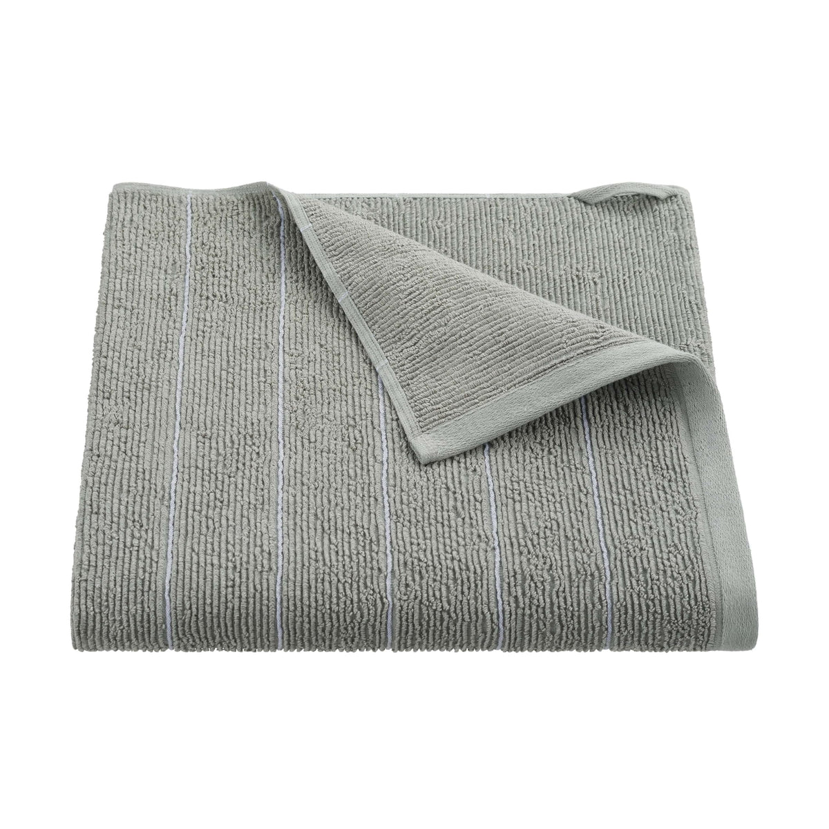 Martex Restore Sculpted Stripe Bath Towel – Soft, Absorbent, Moisture-Wicking and Quick to Dry – Lightweight for Everyday Use – Comfortable Feel with Convenient Loop for Hanging – 30" x 56" – Tan