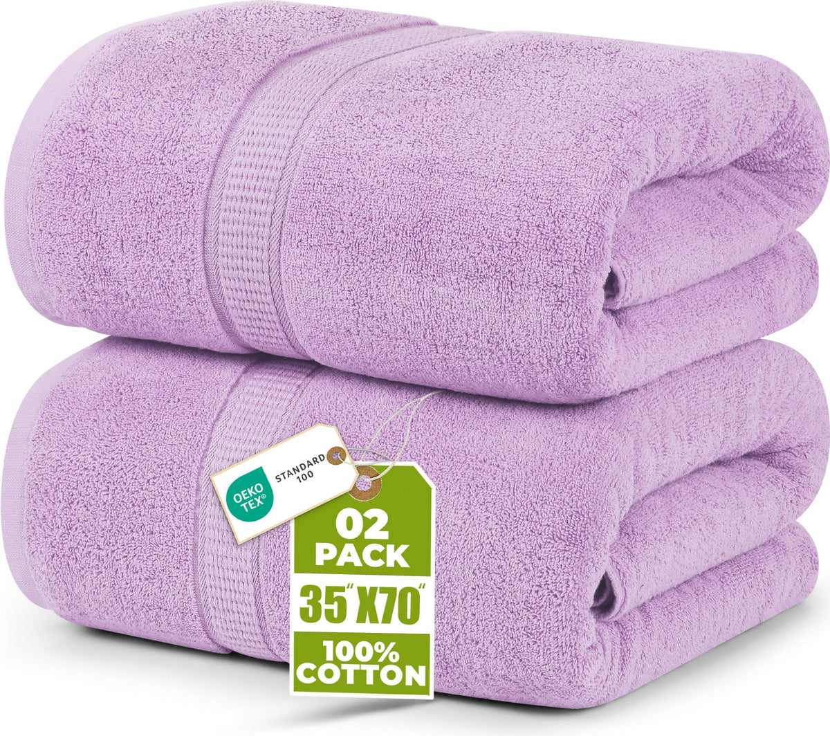 Utopia Towels - Luxurious Jumbo Bath Sheet 2 Piece - 600 GSM (35X70 Inches) 100% Ring Spun Cotton - Highly Absorbent and Quick Dry Extra Large Bath Towel - Super Soft Hotel Quality Towel (Black)