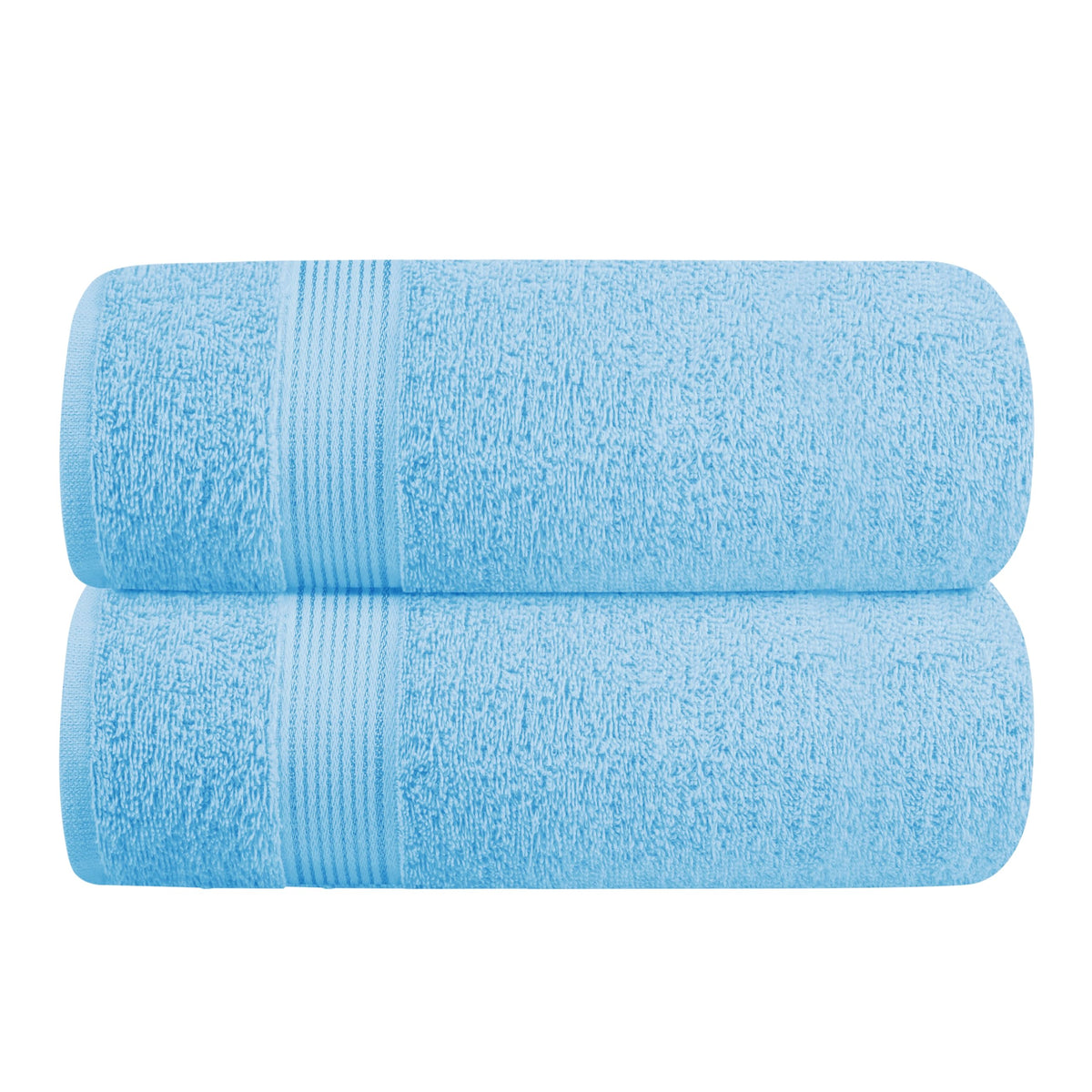 Belizzi Home Cotton 2 Pack Oversized Bath Towel Set 28x55 inches, Large Bath Towels, Ultra Absorbant Compact Quickdry & Lightweight Towel, Ideal for Gym Travel Camp Pool - Pink