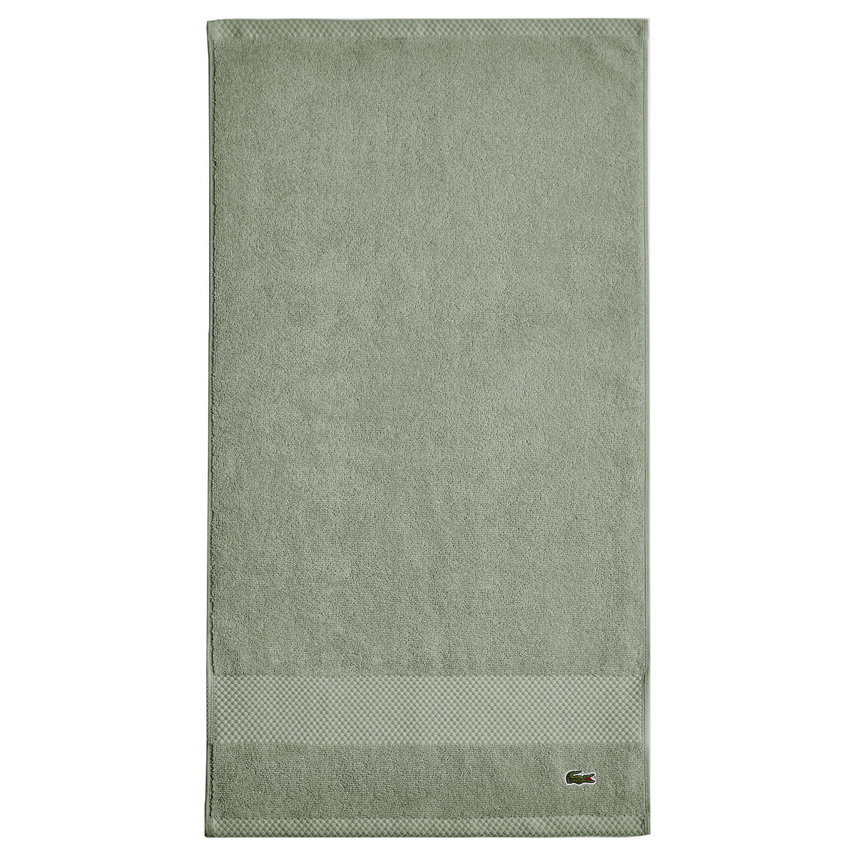 Lacoste Heritage 100% Supima Cotton Bath Towel 30" x 54", Micro Chip
