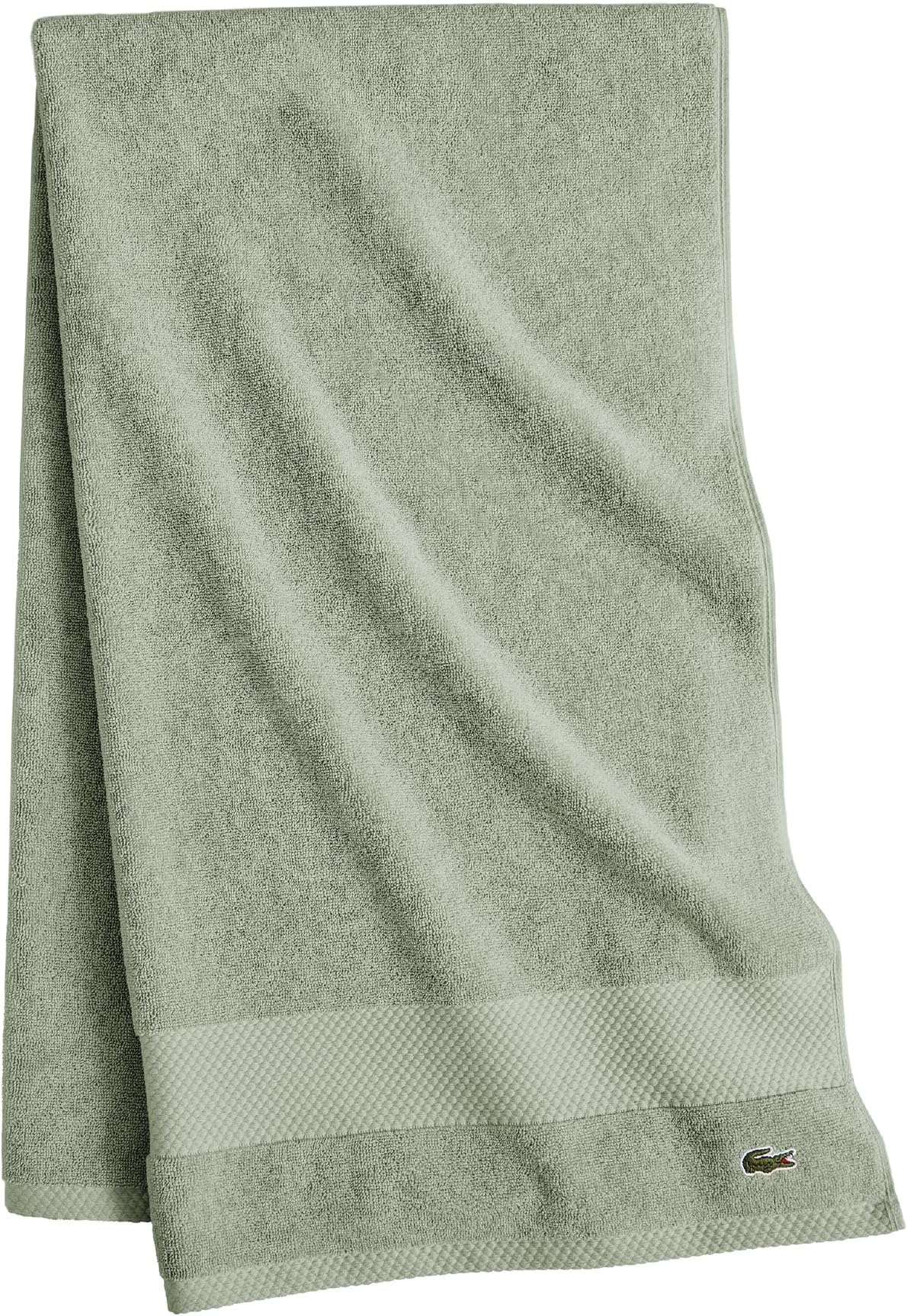 Lacoste Heritage 100% Supima Cotton Bath Towel 30" x 54", Sand
