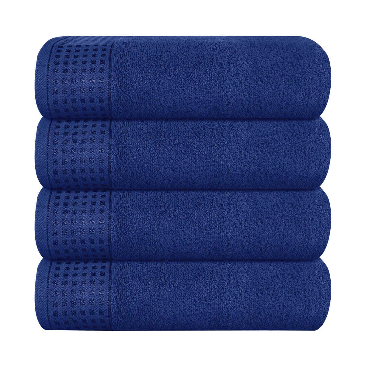 GLAMBURG 100% Cotton 2 Pack Oversized Bath Towel Set 28x55 Inches, Ultra Soft Highly Absorbant Compact Quickdry & Lightweight Large Bath Towels, Ideal for Gym Travel Camp Pool - Black