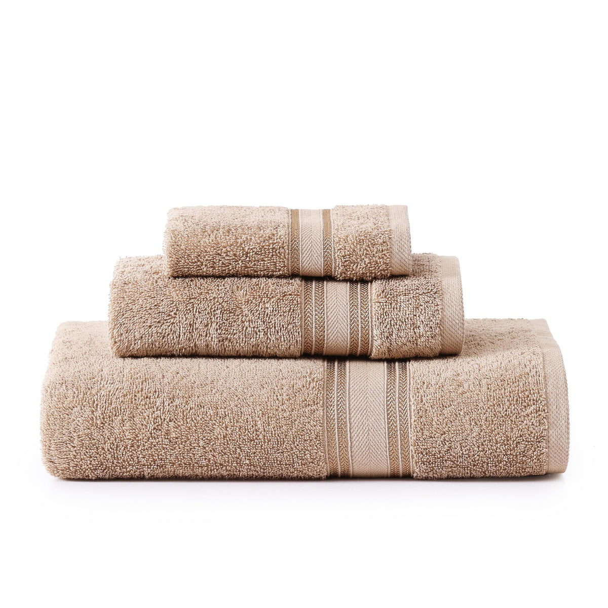 LANE LINEN Bath Towel Set 100% Cotton 18 Piece Soft Absorbent - Grey