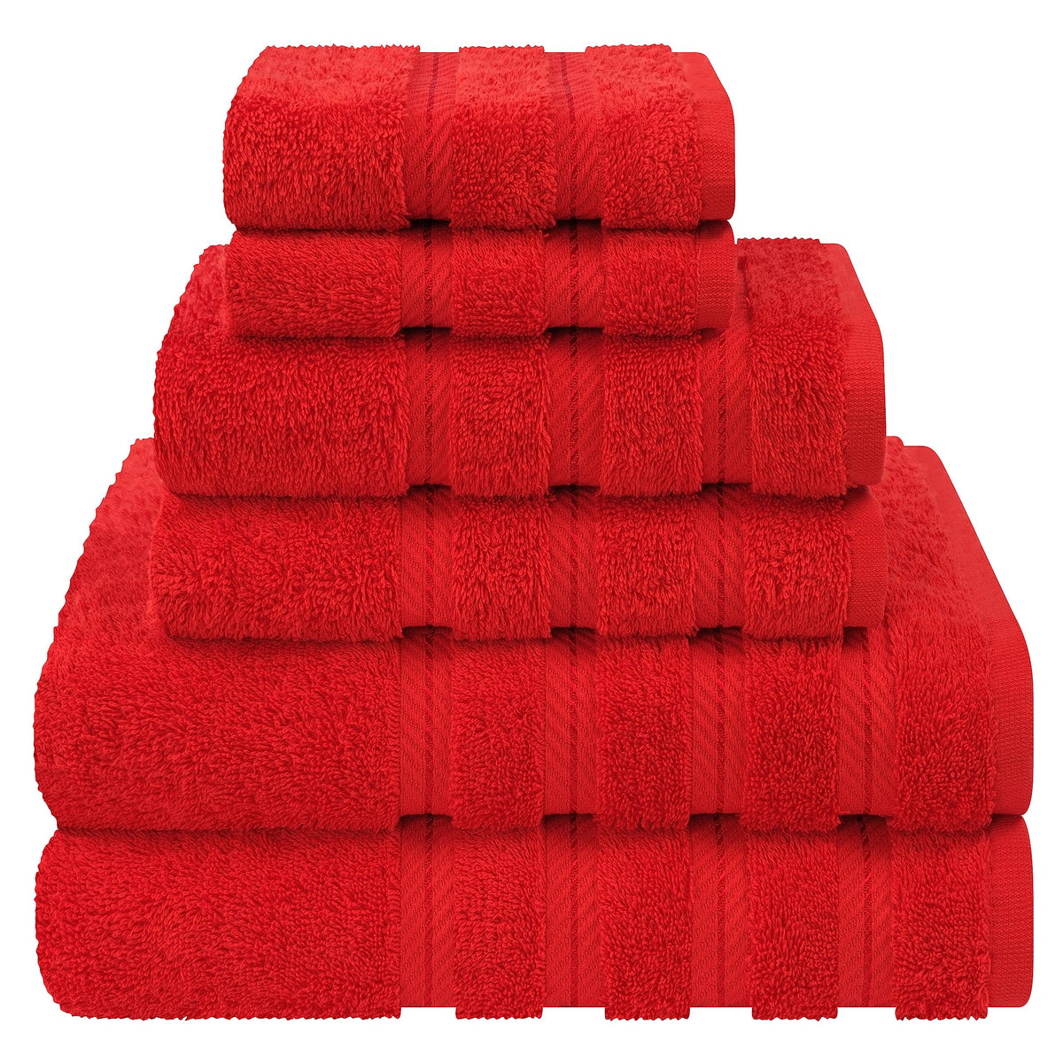 American Soft Linen 100% Cotton Luxury Turkish Towels, 4 PC Bath Towel Set
