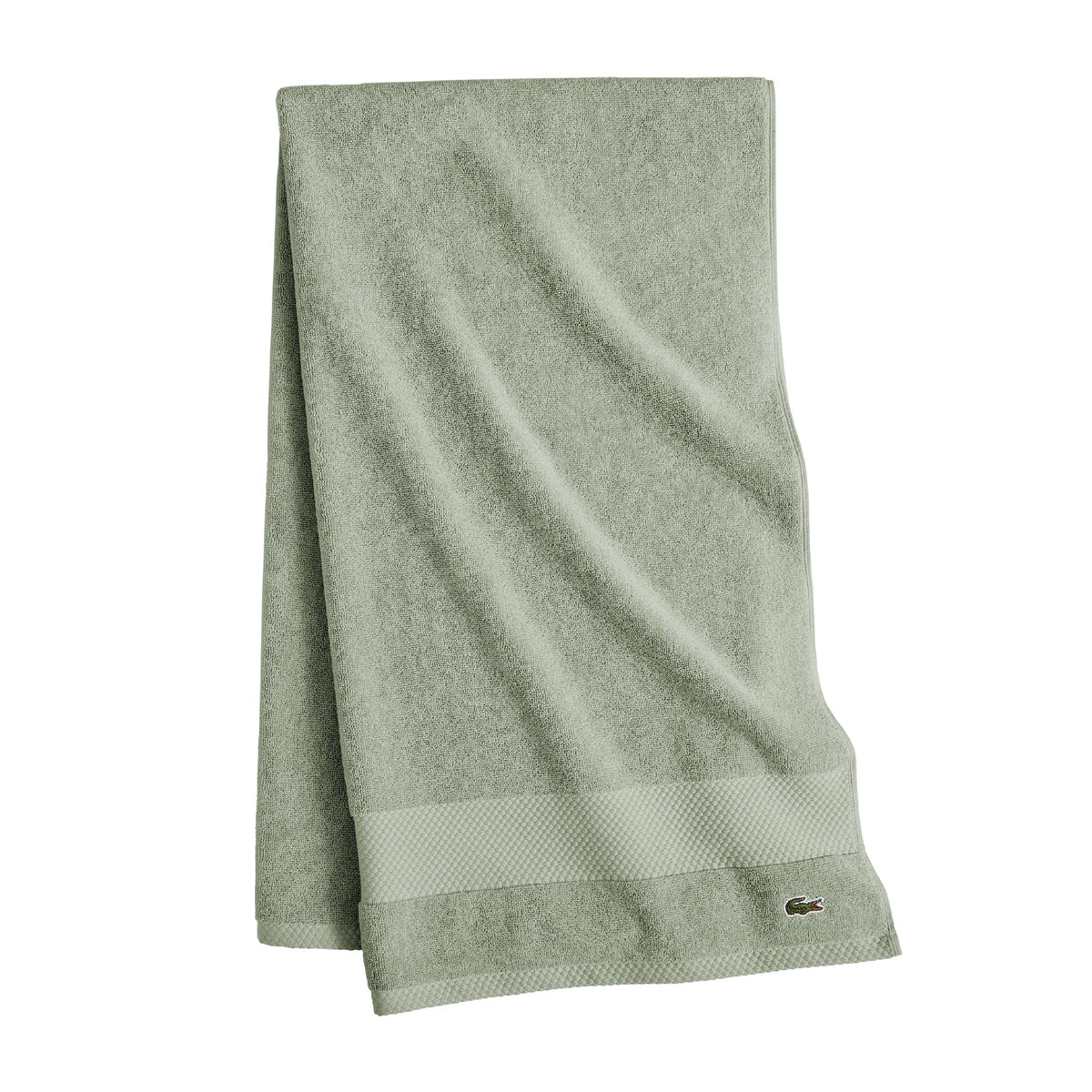 Lacoste Heritage 100% Supima Cotton Bath Towel 30" x 54", Navy