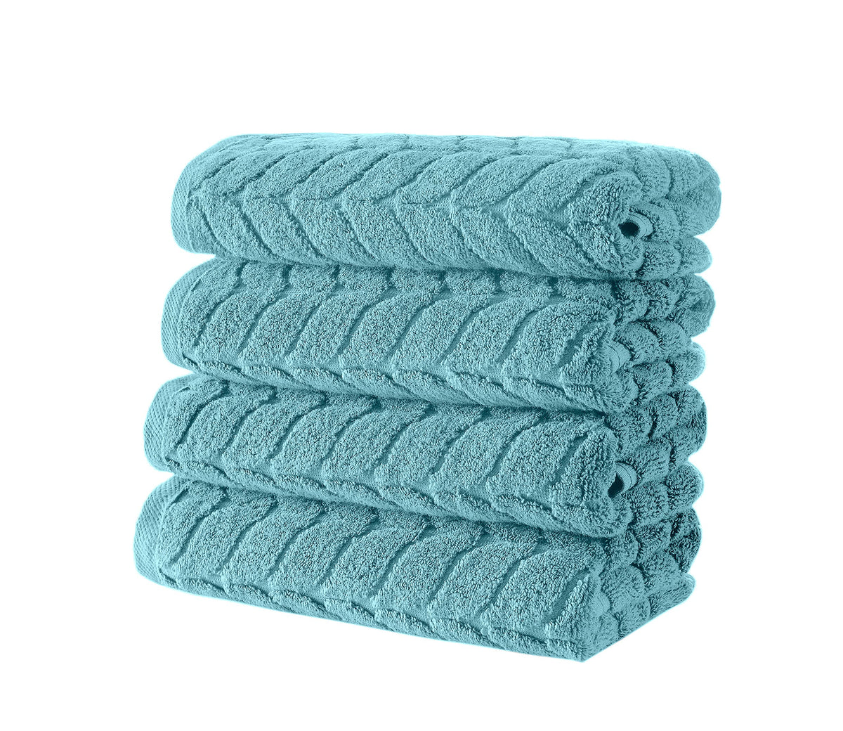 BAGNO MILANO Turkish Cotton Hand & Bath Towels - Plush, Ultra Absorbent Set (Cream, 2 pcs Bath Towel Set)