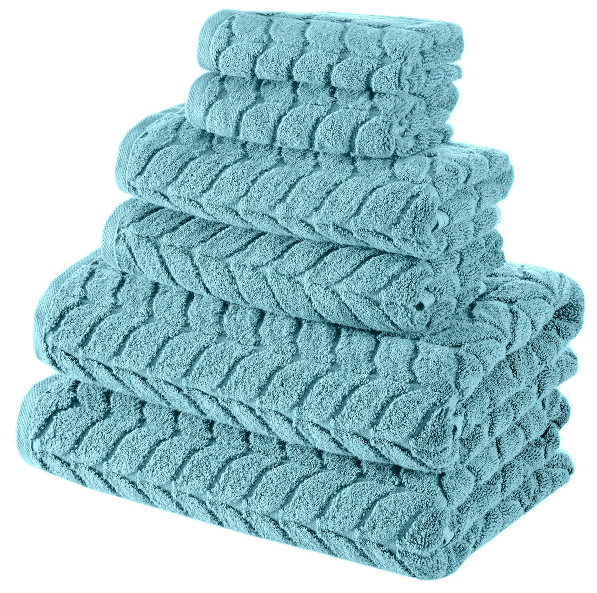 BAGNO MILANO Turkish Cotton Hand & Bath Towels - Plush, Ultra Absorbent Set (Cream, 2 pcs Bath Towel Set)