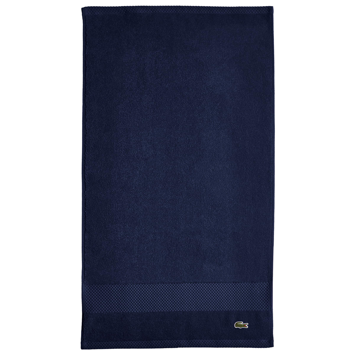 Lacoste Heritage 100% Supima Cotton Bath Towel 30" x 54", Navy