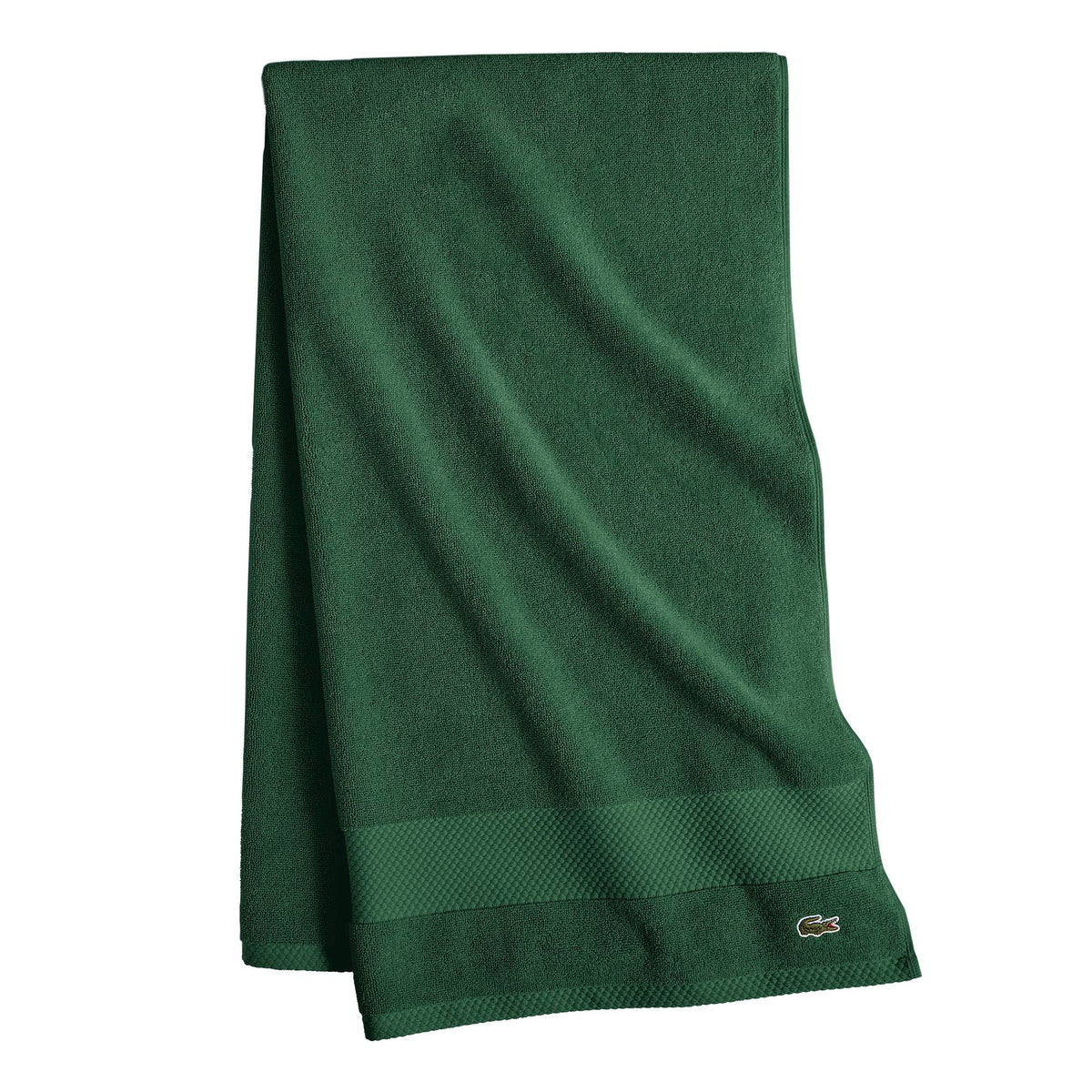 Lacoste Heritage 100% Supima Cotton Bath Towel 30" x 54", Navy