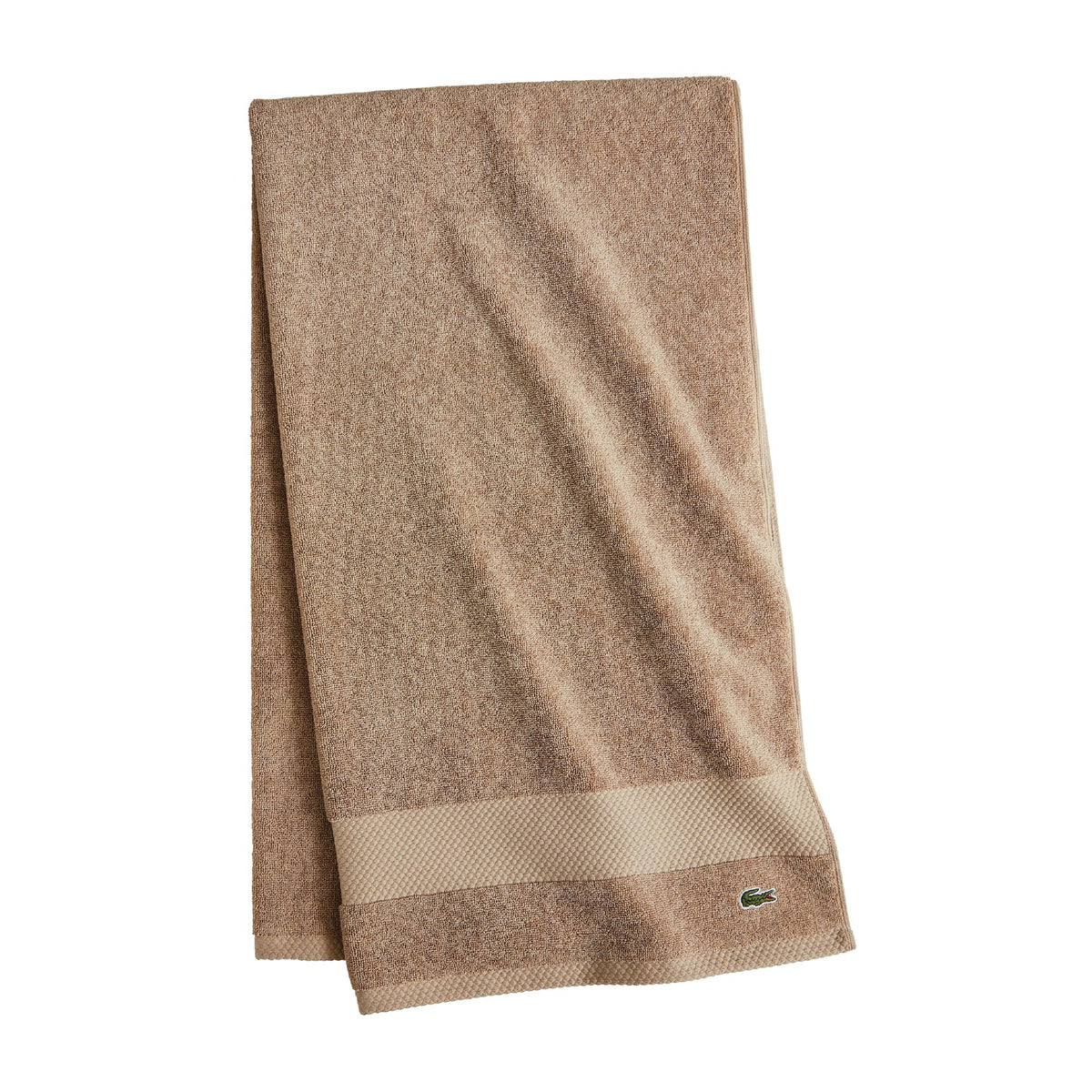 Lacoste Heritage 100% Supima Cotton Bath Towel 30" x 54", Micro Chip