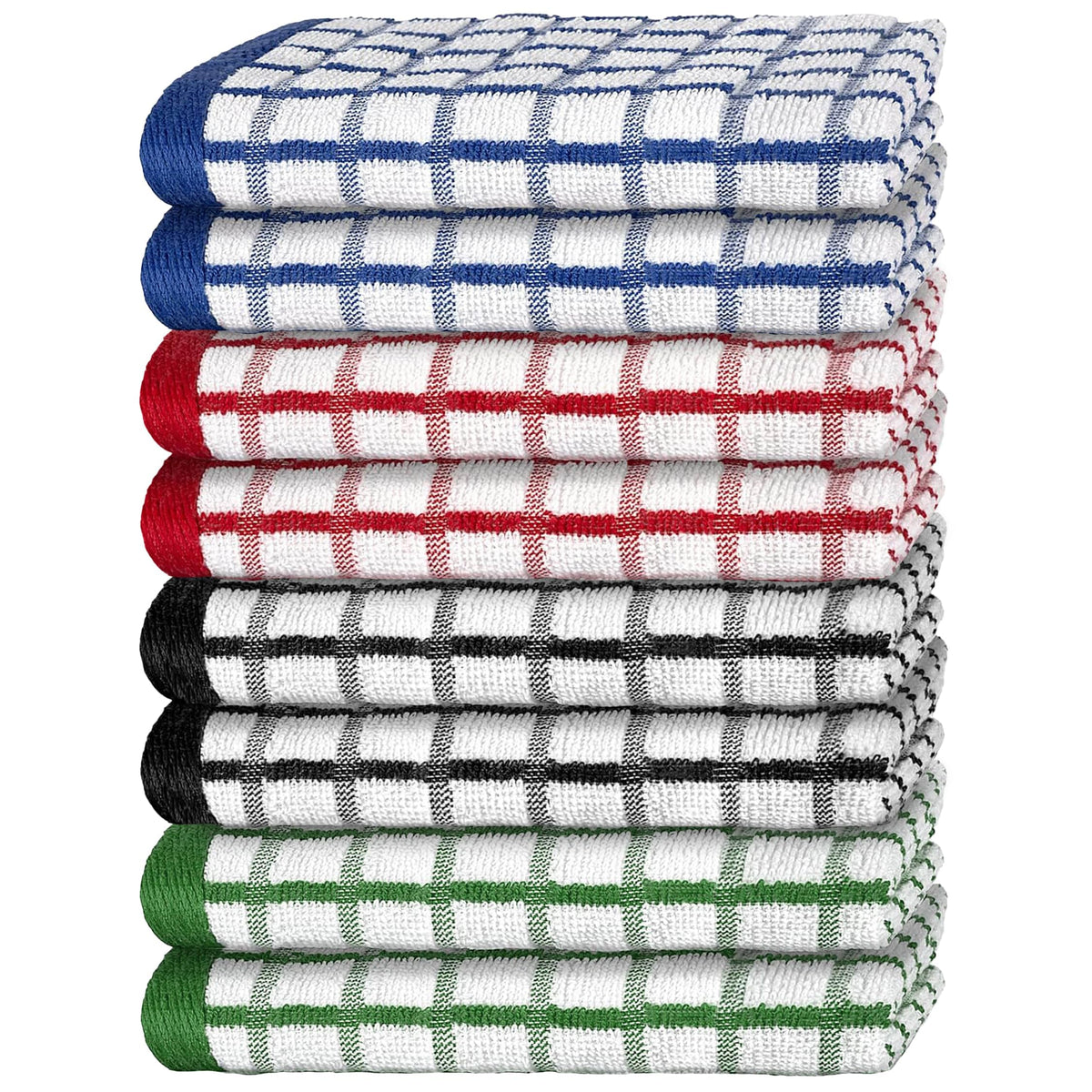 White Bath Towel Set of 6 - 100% Cotton Highly Absorbent Towels for Bathroom, 2 Luxury Bath Towels 650GSM, 2 Hand Towels, 2 Washcloths