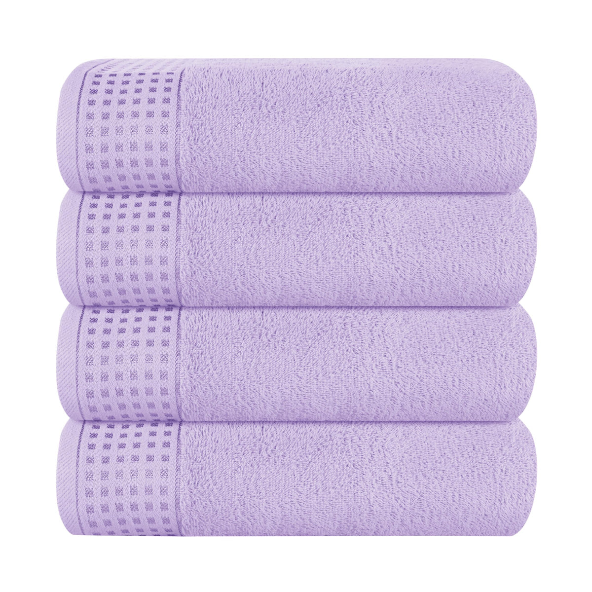 GLAMBURG 100% Cotton 2 Pack Oversized Bath Towel Set 28x55 Inches, Ultra Soft Highly Absorbant Compact Quickdry & Lightweight Large Bath Towels, Ideal for Gym Travel Camp Pool - Black