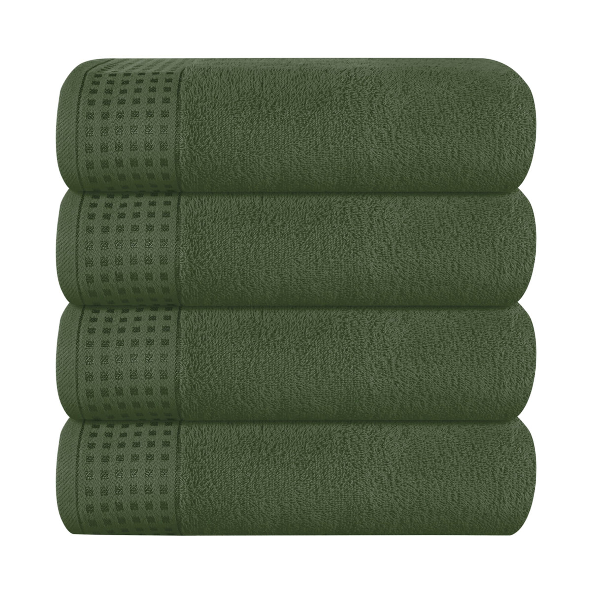 GLAMBURG 100% Cotton 2 Pack Oversized Bath Towel Set 28x55 Inches, Ultra Soft Highly Absorbant Compact Quickdry & Lightweight Large Bath Towels, Ideal for Gym Travel Camp Pool - Black