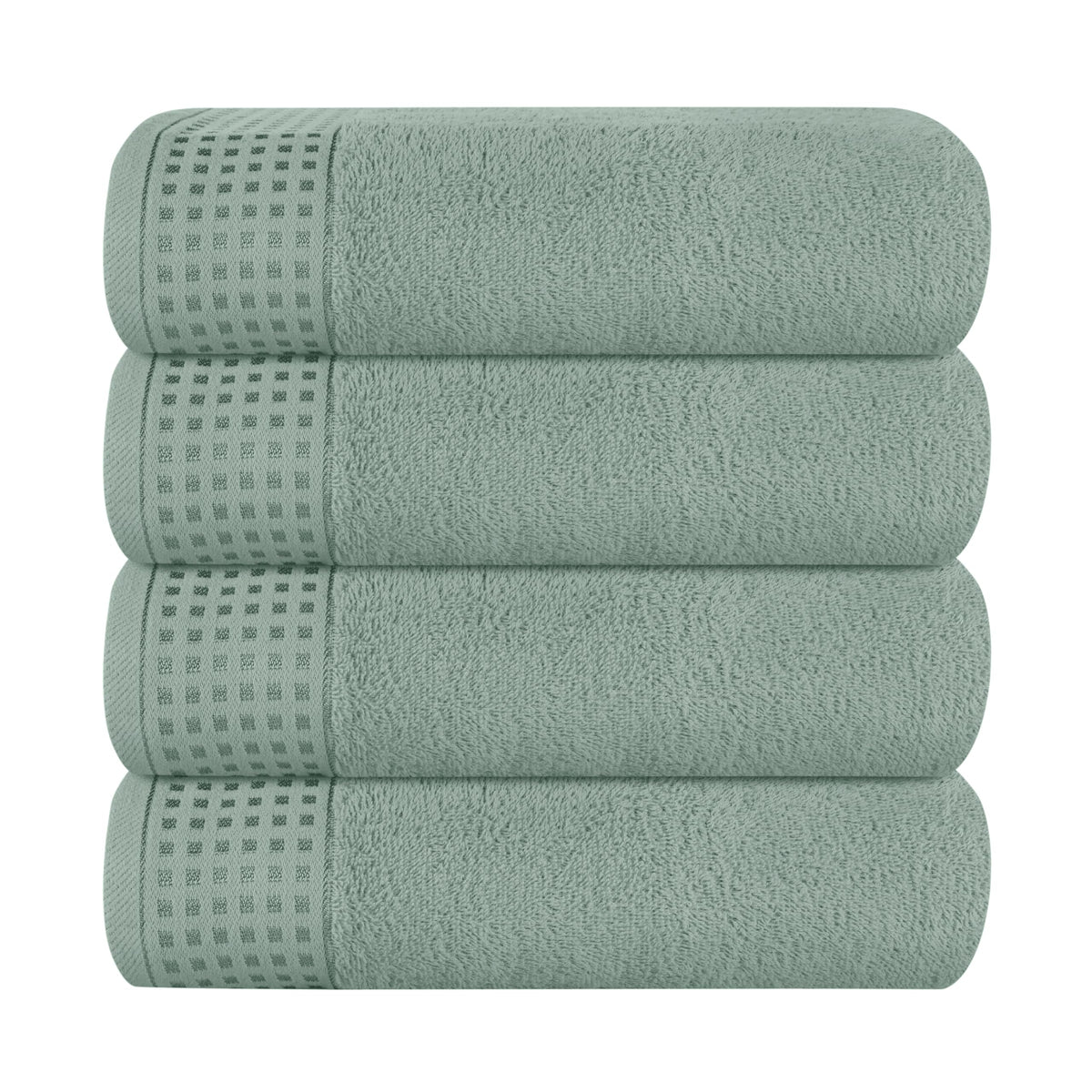 GLAMBURG 100% Cotton 2 Pack Oversized Bath Towel Set 28x55 Inches, Ultra Soft Highly Absorbant Compact Quickdry & Lightweight Large Bath Towels, Ideal for Gym Travel Camp Pool - Black