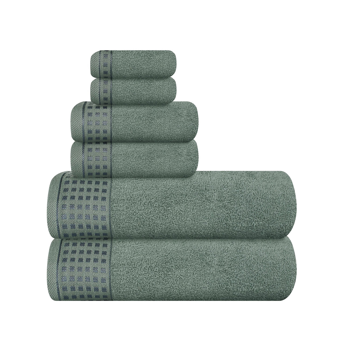 GLAMBURG 100% Cotton 2 Pack Oversized Bath Towel Set 28x55 Inches, Ultra Soft Highly Absorbant Compact Quickdry & Lightweight Large Bath Towels, Ideal for Gym Travel Camp Pool - Black