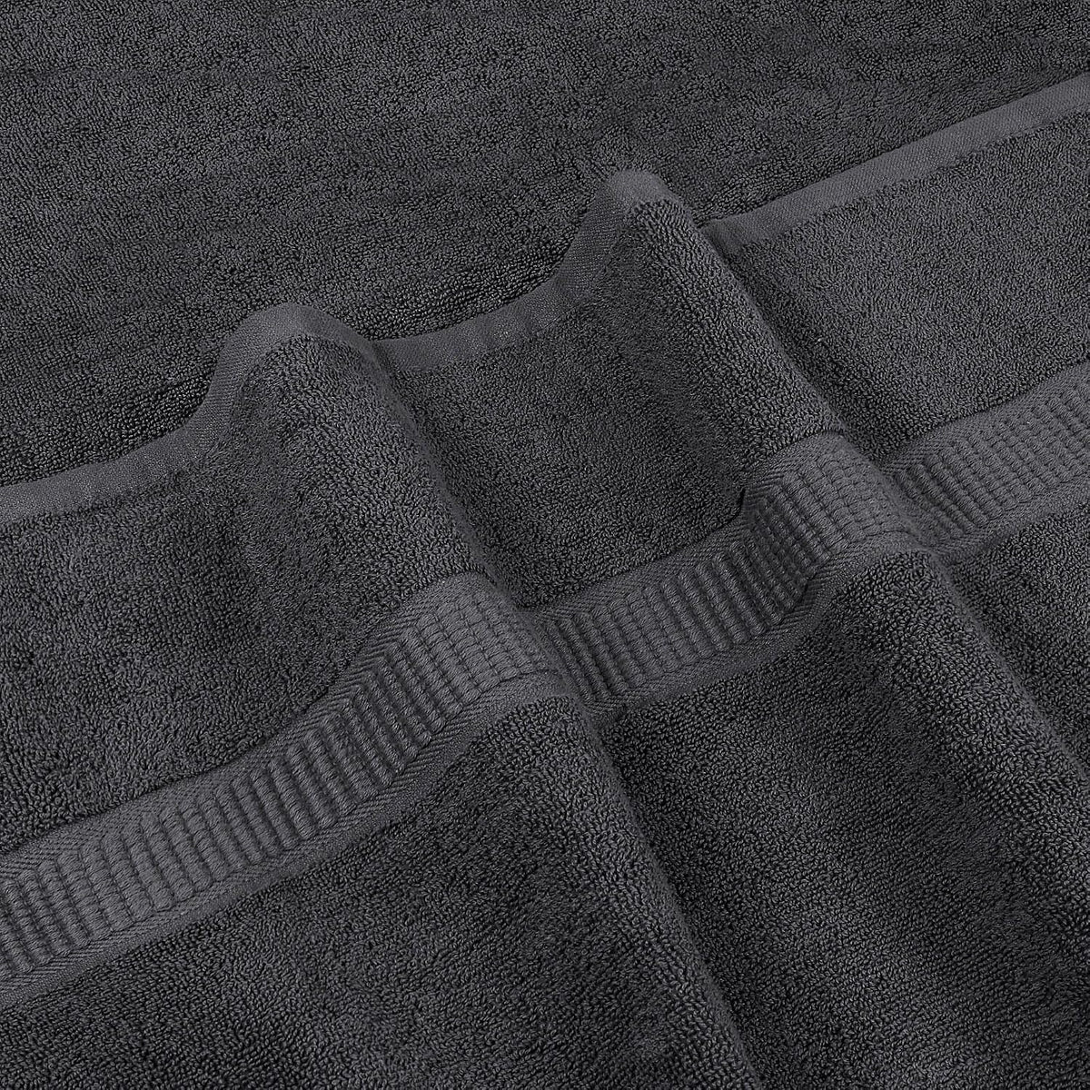 Utopia Towels Jumbo Bath Sheets, 2 Pack, 35x70 in, 600 GSM Cotton, Grey
