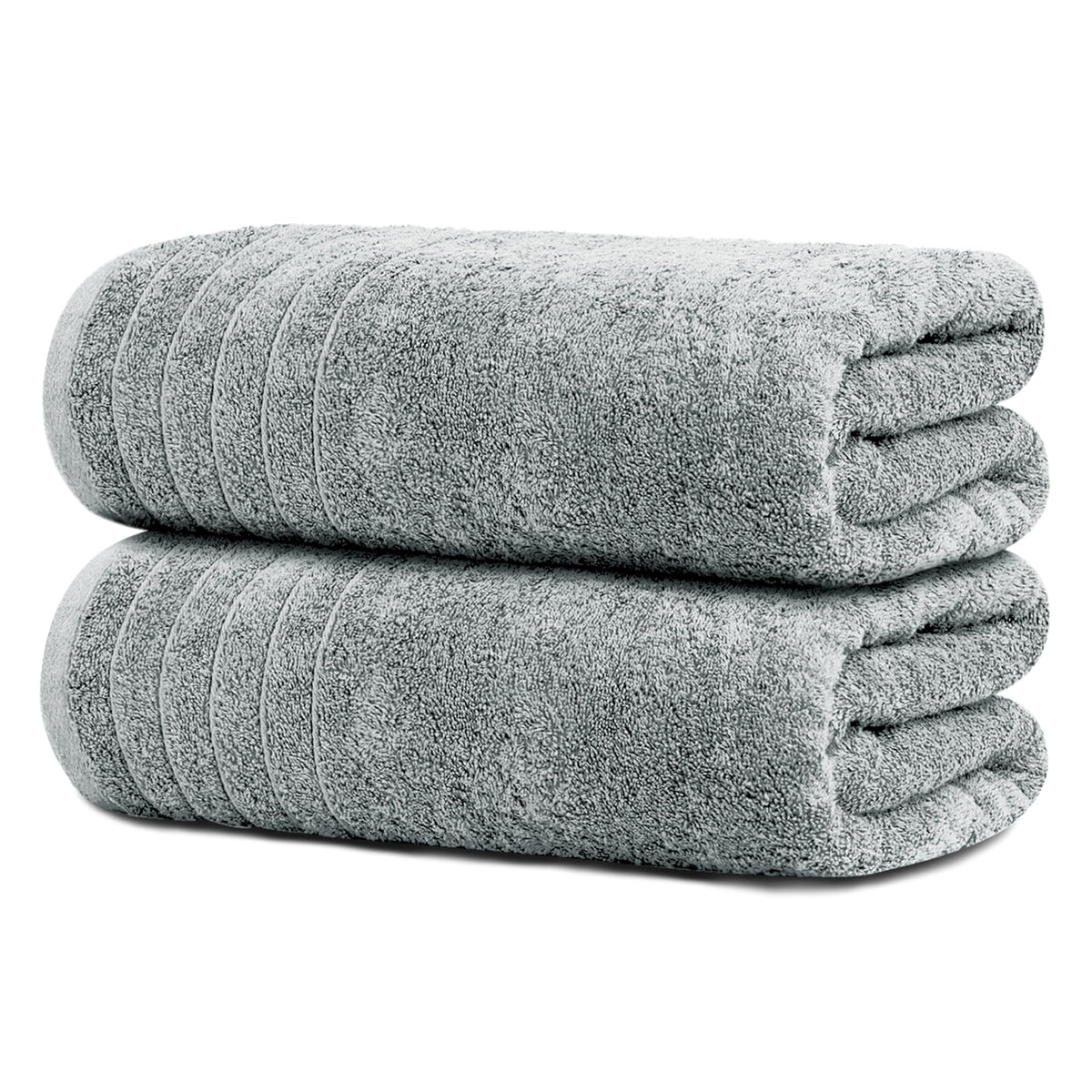 Tens Towels 2 Piece Extra Large Bath Sheets 35 x 70 Inches, Beige