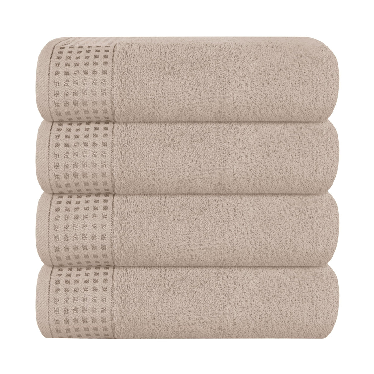 GLAMBURG 100% Cotton 2 Pack Oversized Bath Towel Set 28x55 Inches, Ultra Soft Highly Absorbant Compact Quickdry & Lightweight Large Bath Towels, Ideal for Gym Travel Camp Pool - Black