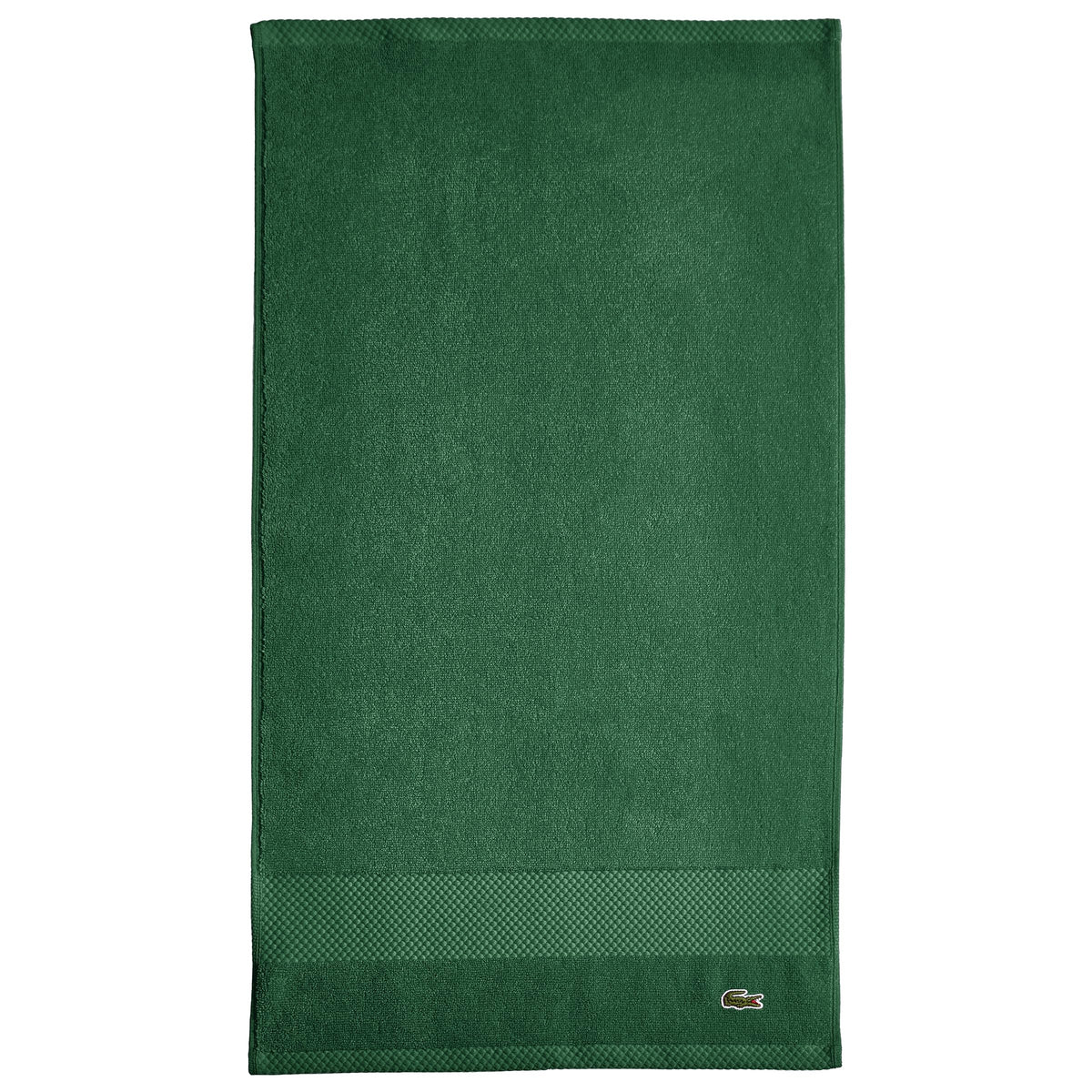 Lacoste Heritage 100% Supima Cotton Bath Towel 30" x 54", White