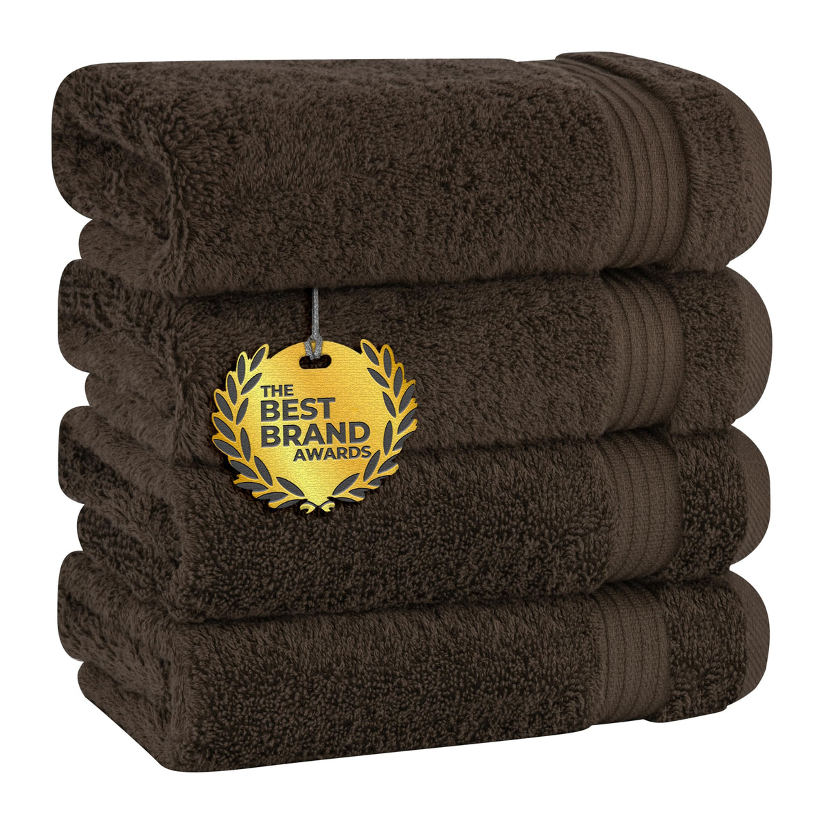 Cotton Paradise 100% Cotton Turkish Towel Set, Soft Absorbent Quick Dry, 6 Piece Towel Set, Beige