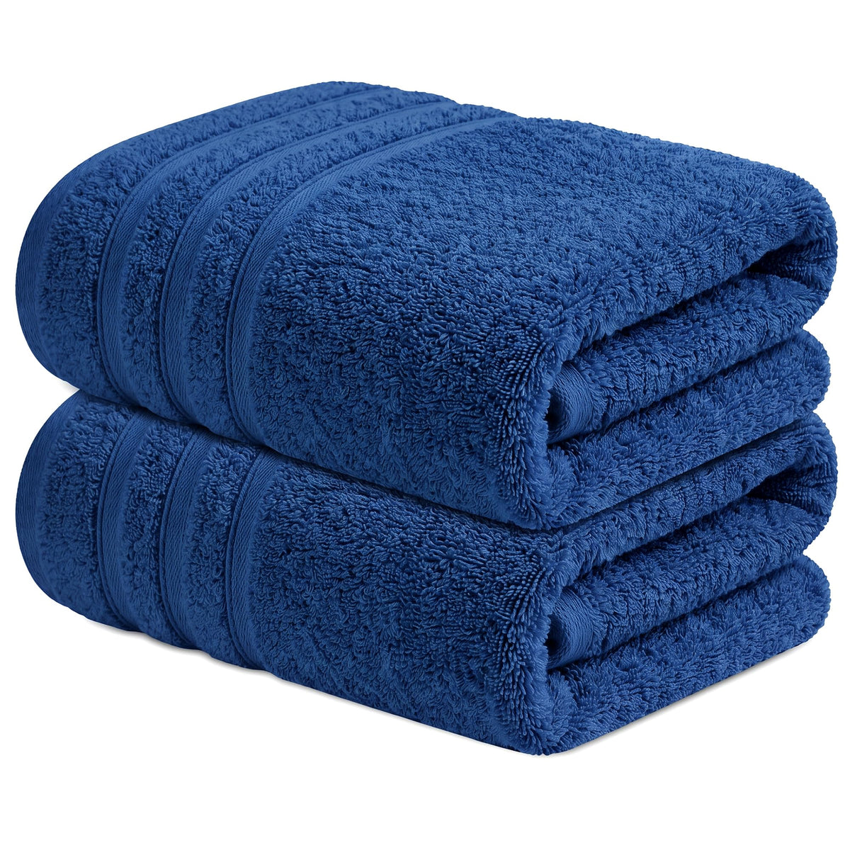Infinitee Xclusives 100% Ring-Spun Cotton Bath Towels for Bathroom - Pack 2