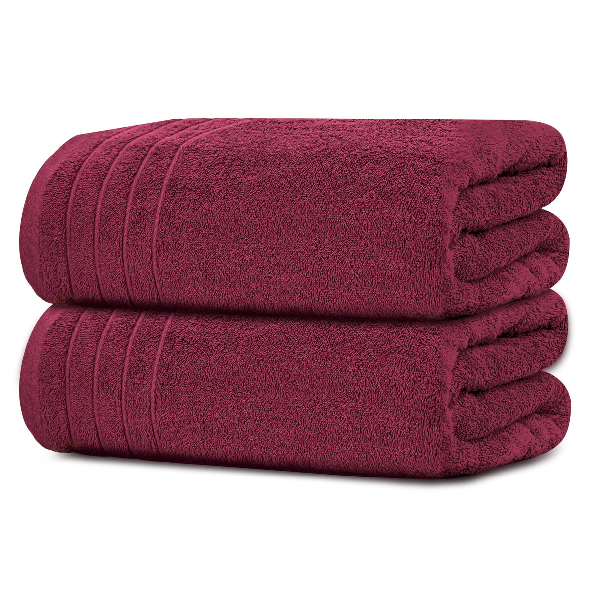 Tens Towels 2 Piece Extra Large Bath Sheets 35 x 70 Inches, Beige