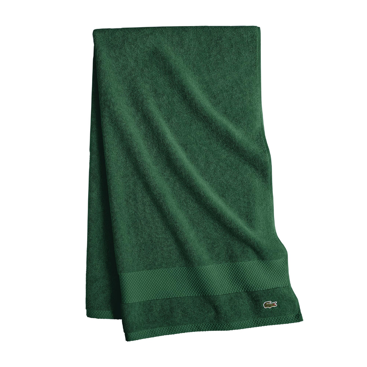 Lacoste Heritage 100% Supima Cotton Bath Towel 30" x 54", Navy