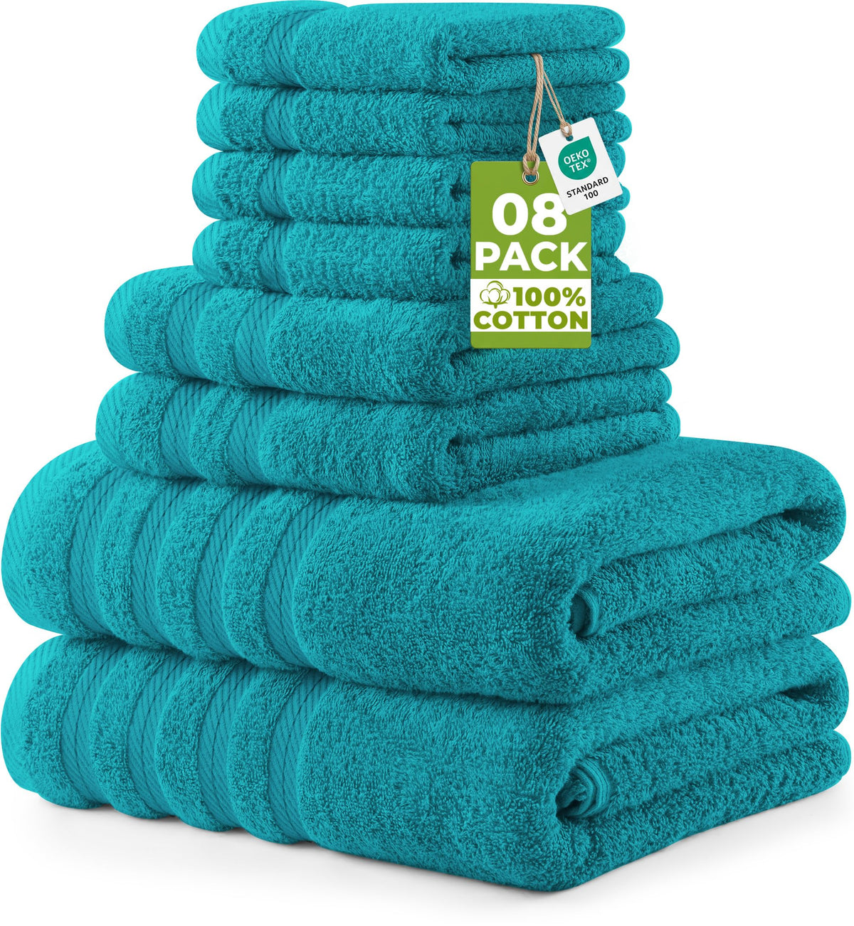 Utopia Towels 4 Pack Premium XL Bath Towels, 30x60 in, Cotton, White