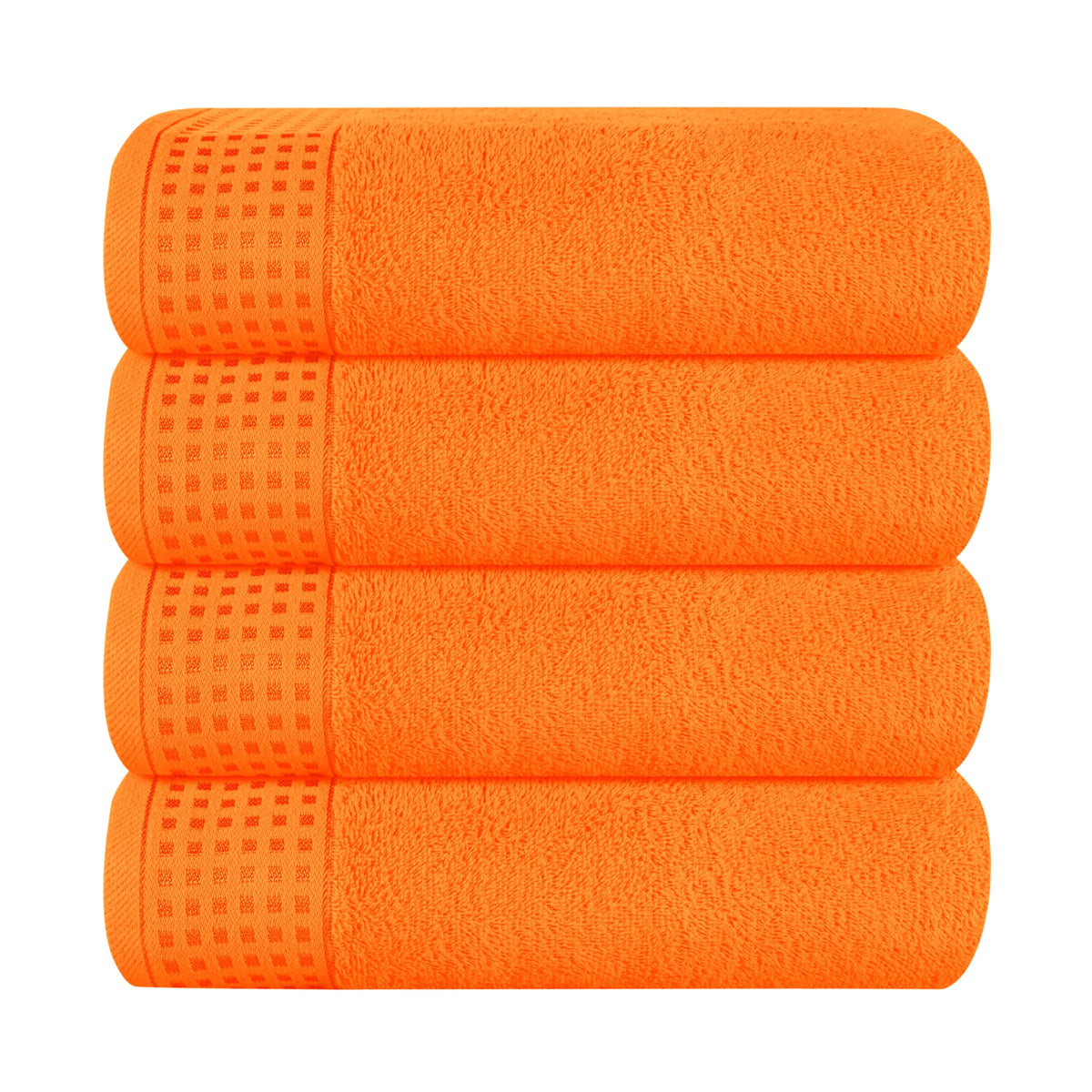 GLAMBURG 100% Cotton 2 Pack Oversized Bath Towel Set 28x55 Inches, Ultra Soft Highly Absorbant Compact Quickdry & Lightweight Large Bath Towels, Ideal for Gym Travel Camp Pool - Black