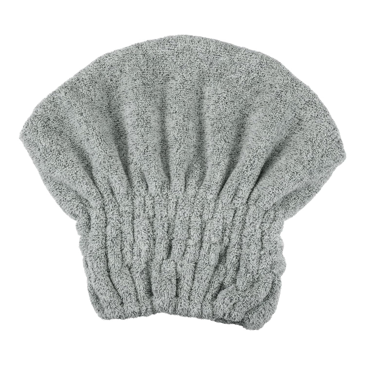 VOCOSTE Charcoal Fiber Hair Drying Towel Dry Cap, Lightweight Strong Absorbent, for After Bath Drying Hair, Gray