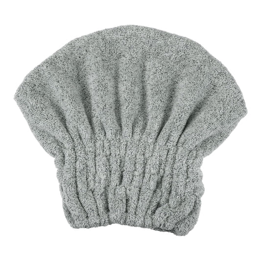 VOCOSTE Charcoal Fiber Hair Drying Towel Dry Cap, Lightweight Strong Absorbent, for After Bath Drying Hair, Gray