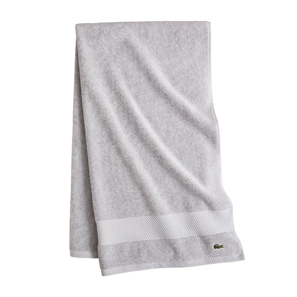 Lacoste Heritage 100% Supima Cotton Bath Towel 30" x 54", Aloe
