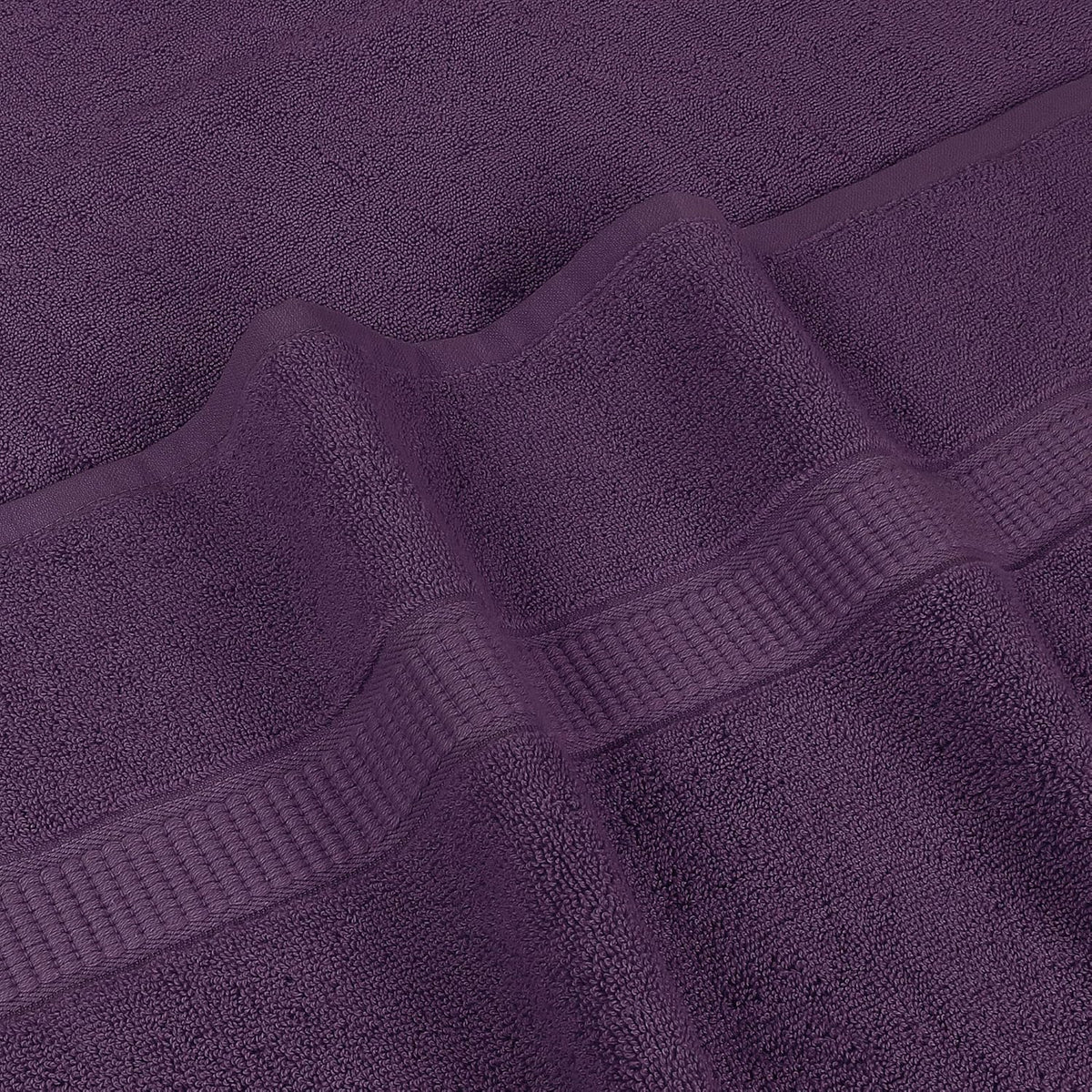 Utopia Towels Jumbo Bath Sheets, 2 Pack, 35x70 in, 600 GSM Cotton, Plum
