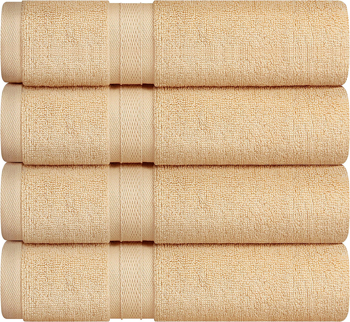 Towel and Linen Mart 100% Cotton 6 Pack Bath Towel Set, Quick Dry, Super Absorbent, Light Weight, Soft, (27 x 54 Pack of 6) Beige, White, Grey, Sky Blue, SAGE Green, Navy