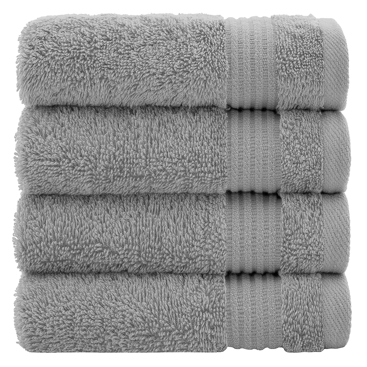 Cotton Paradise 100% Cotton Turkish Towel Set, Soft Absorbent Quick Dry, 6 Piece Towel Set, Beige